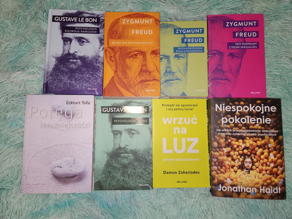 Freud,Le Bon,Tolle ,Haidt Książki