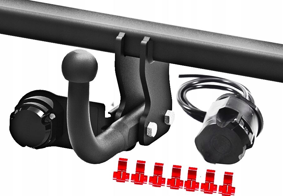 hak holowniczy + wiązka 7pin peugeot partner 2 2008-2018 4380mm 1600kg