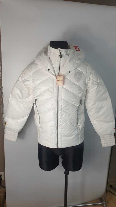 Puma Ferrari kurtka damska wodoodporna biała lekka sportowa rozmiar L