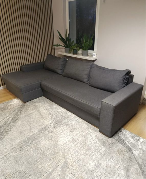 Narożnik rozkładany szary