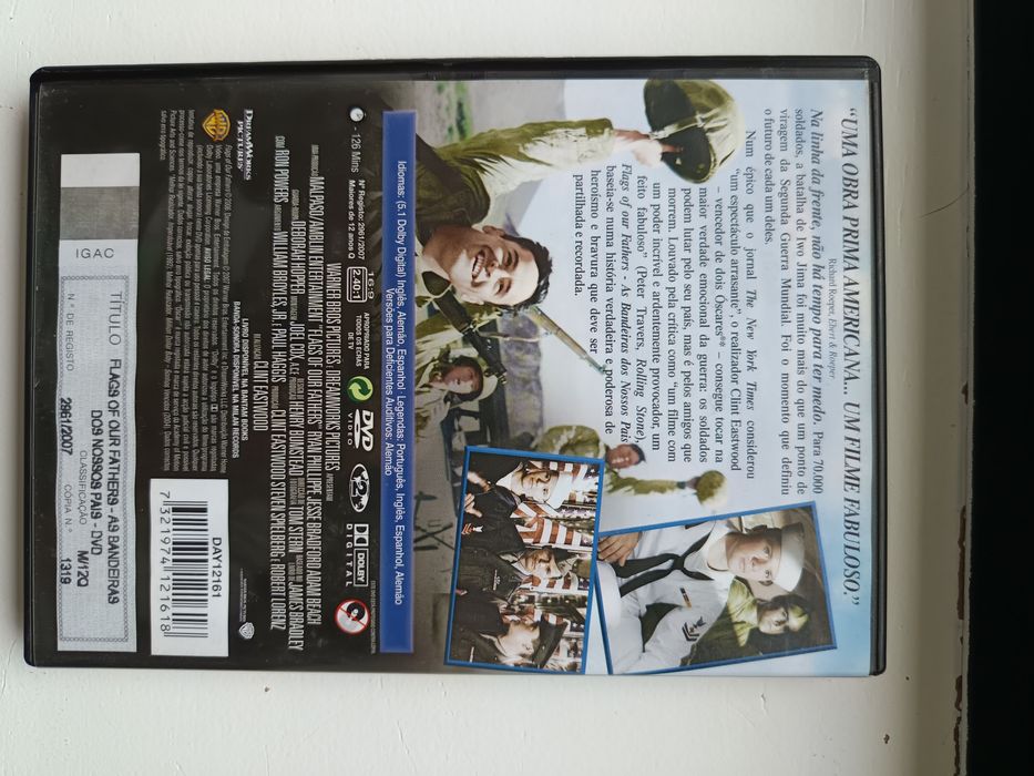 DVD as bandeiras dos nossos pais