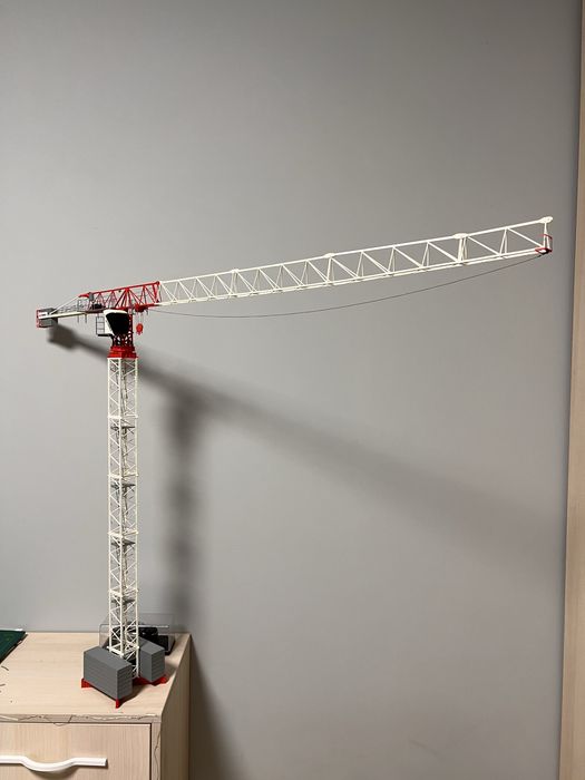 Модель баштового крана terex comedil ctt 181