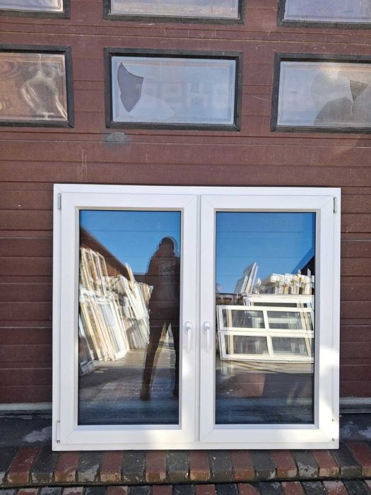 Okno dwuskrzydłowe 148x136 okna duża ilość okien pcv DOWÓZ CAŁY KRAJ