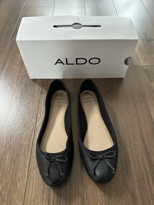Aldo Balerinki czarne 38 z kokardką