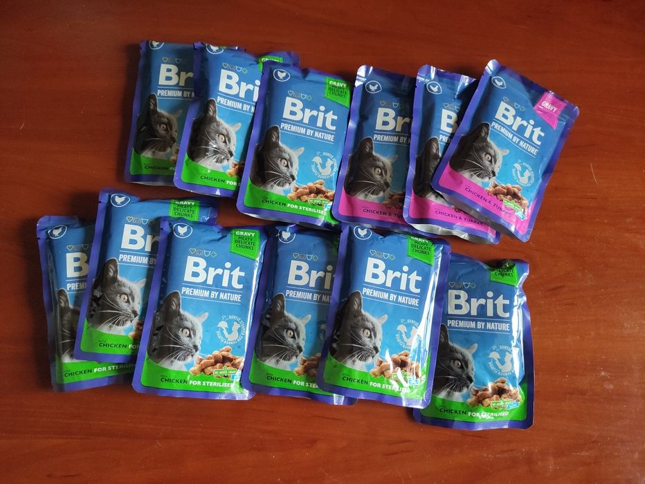 Brit вологий корм для котів