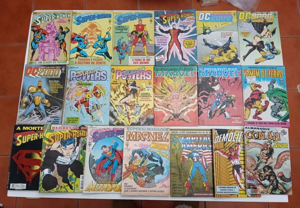 58, Livros Super-Heróis variados