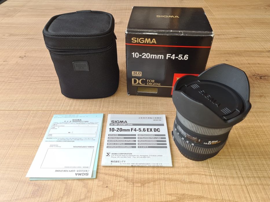 Sigma 10 a 20mm F4 a 5.6 EX DC HSM Canon EF APS C