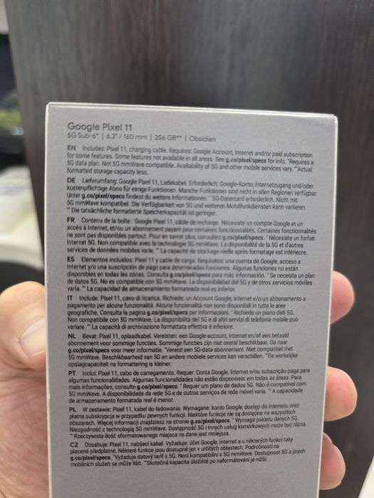Pixel 11 256 Gb Obsidian