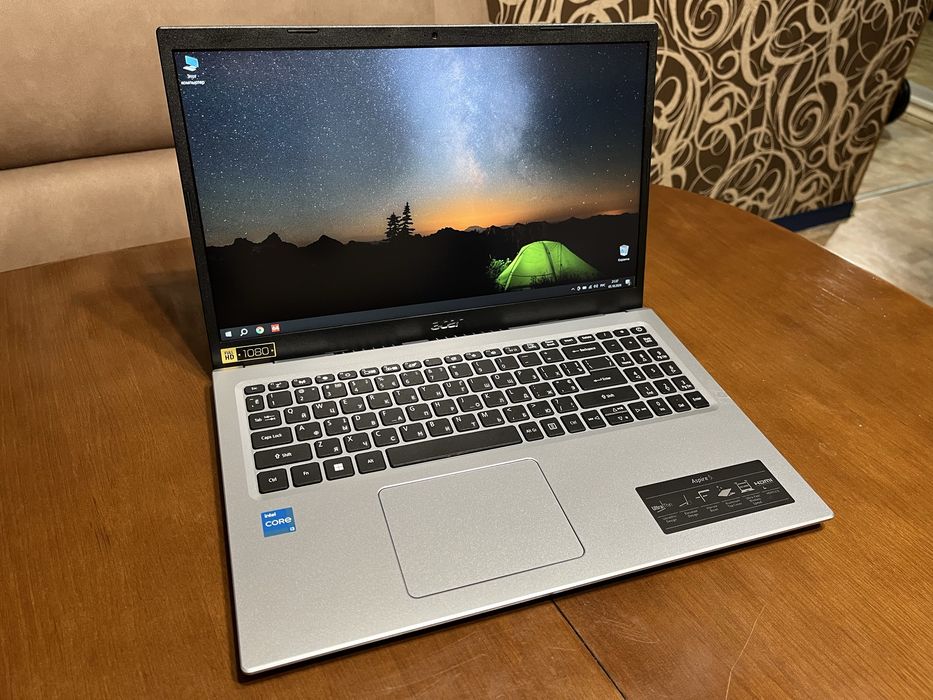 Ноутбук 15.6" Acer Aspire 5 на Intel i3-1115G4 с 8ОЗУ / 256SSD / iPS FullHD
