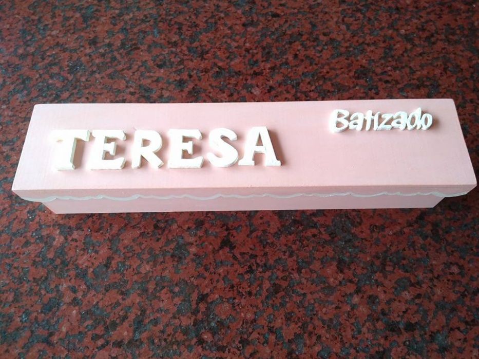 Caixa para Vela de Batizado (personalizada) - NOVA - Baratíssima
