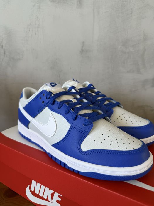 Nike Dunk Low Photon Dust/White-Racer Blue
