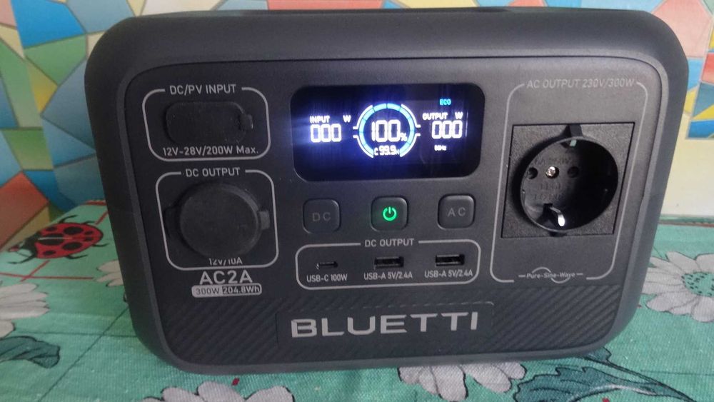 Зарядная станция BLUETTI АС2А 300W 204.8Wh. Новая.