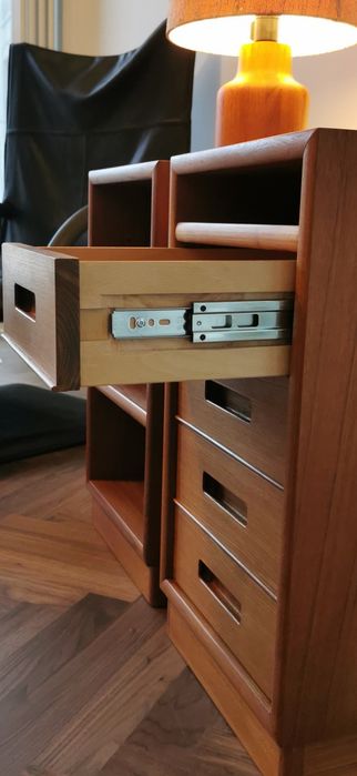 Szafki, komody tekowe, Dania, 60' Vintage