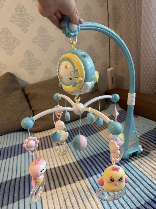 Мобиль ~150 мелодий и звуков, ночник (с пультом)