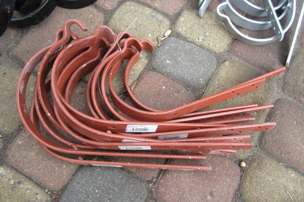 Nowe haki Hak rynnowy rynny 125mm 150mm ceglany miedziany srebrny
