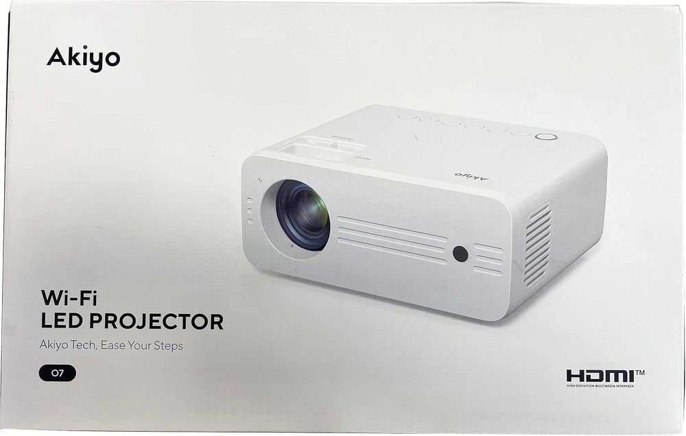 Projetor portátil 5G WiFi Bluetooth com tripé