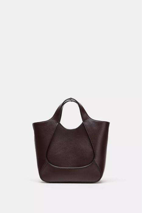 Сумка zara, сумка з ремінцем zara, сумка в кольорі burgundy