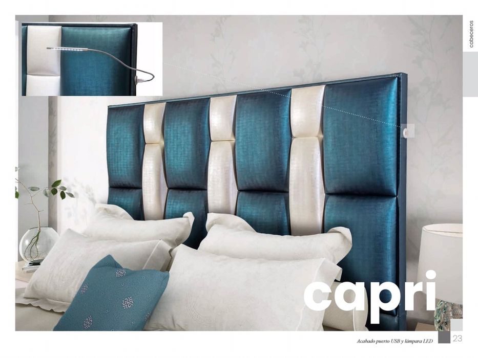 Somier com cabeceiras e colchoes