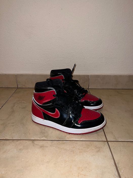 Air Jordan 1 High Patent Red