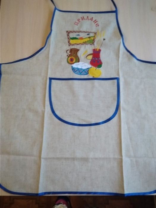 Фартук   из   льна