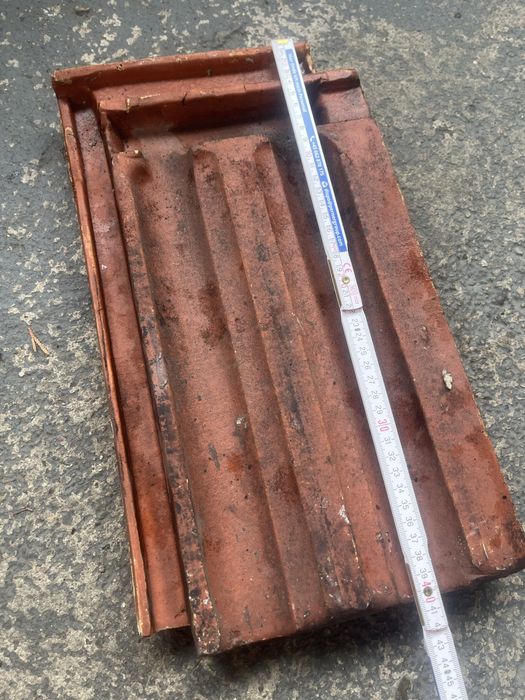 dachowka stara poniemiecka ceramiczna ok 300 sztuk rozbiorowa