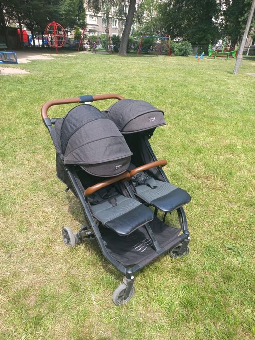 X-lander X-Double wózek spacerowy 2w1,  0-22kg x2, dla bliźniąt lub rok po roku