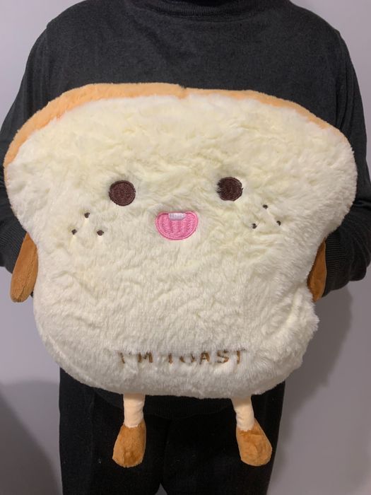 Подушка-муфта «Тост» мягесенька, дитячі іграшки, м’які іграшки