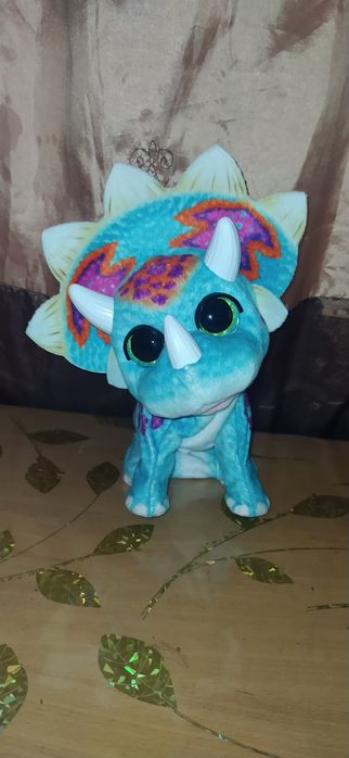 Интерактивный динозавр мылыш Топпер Fur Real Hoppin Topper Hasbro