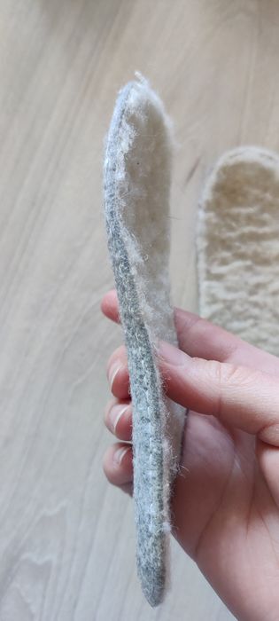 Стельки детские 17 см шерсть и войлок