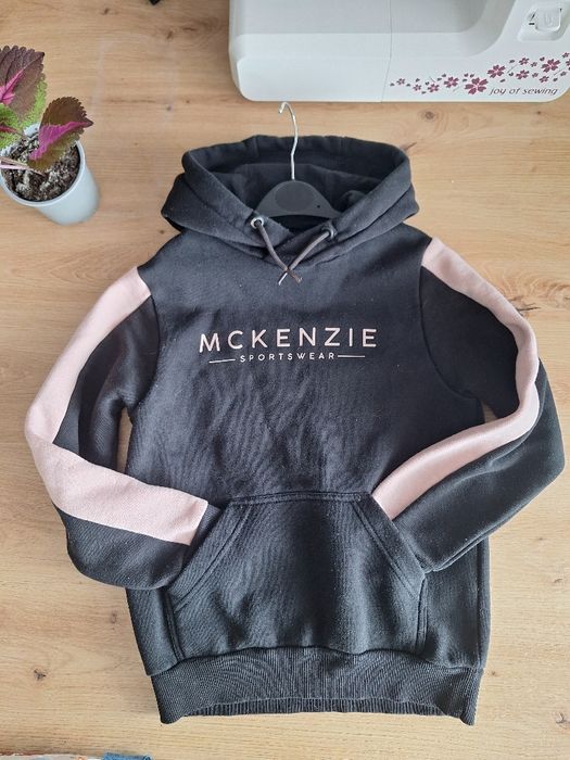 Bluza dziewczęca 10-12lat, z kapturem, kangurka