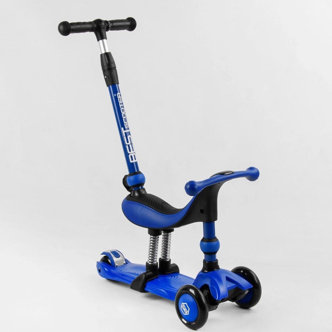 Самокат велобіг 3 в 1 Best Scooter з батьківською ручкою: 1 350 грн ...