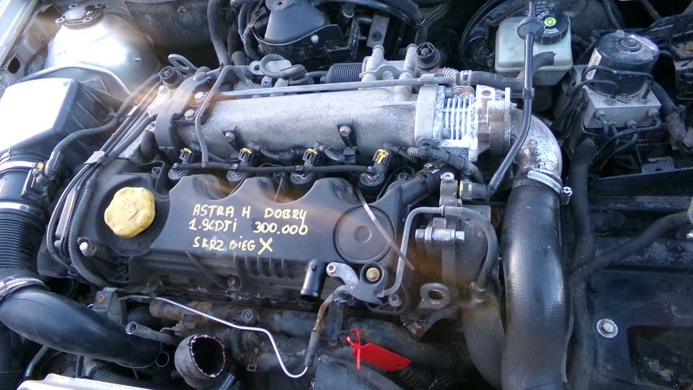 Sie66 Silnik kompletny opel astra H 1.9cdti 120km BDB wysyłka gwarancja