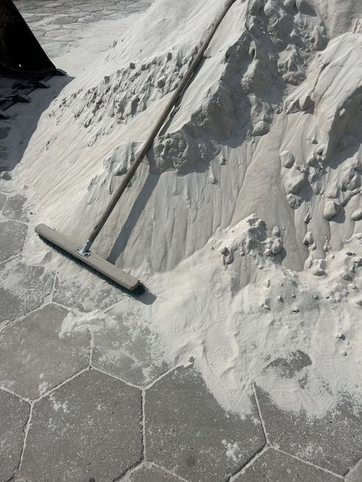 BIAŁY PIACH KWARCOWY Zasypka do Kostki Fuga Piasek Akwarium Spoinowy