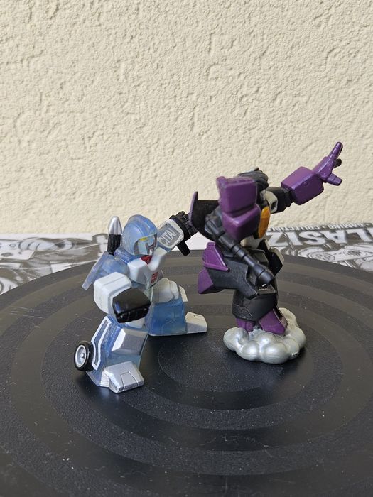 Transformers Robot Heroes Mini Figures - Mirage & Skywarp