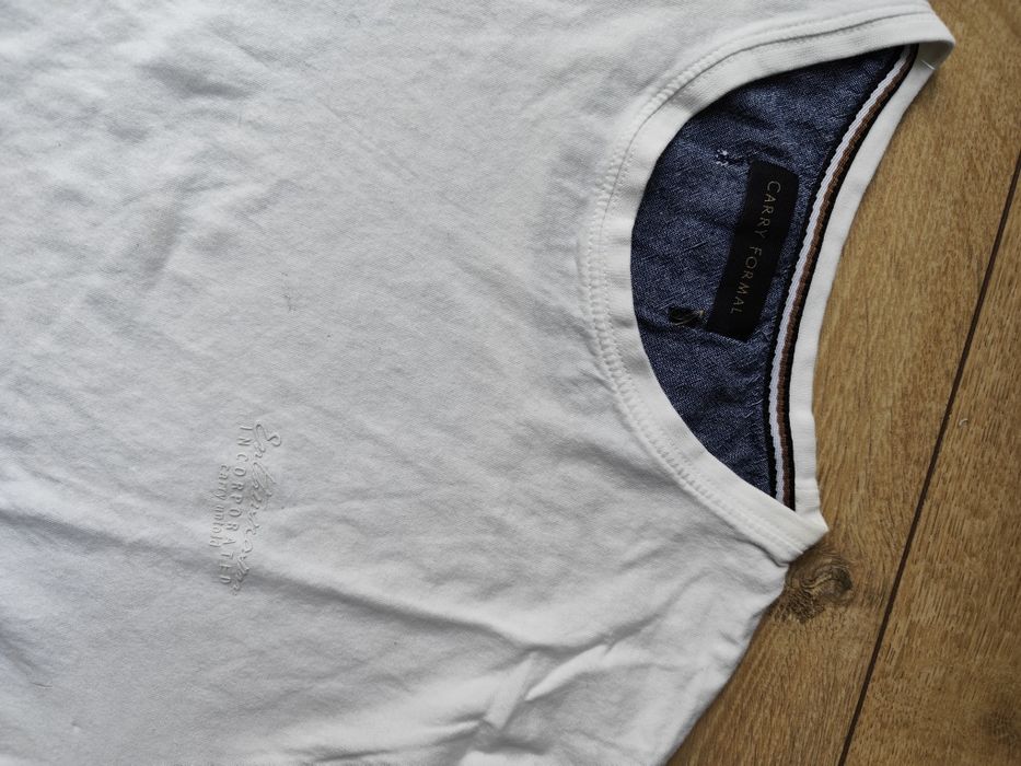 Elegancki stylowy klasyczny t-shirt męski L