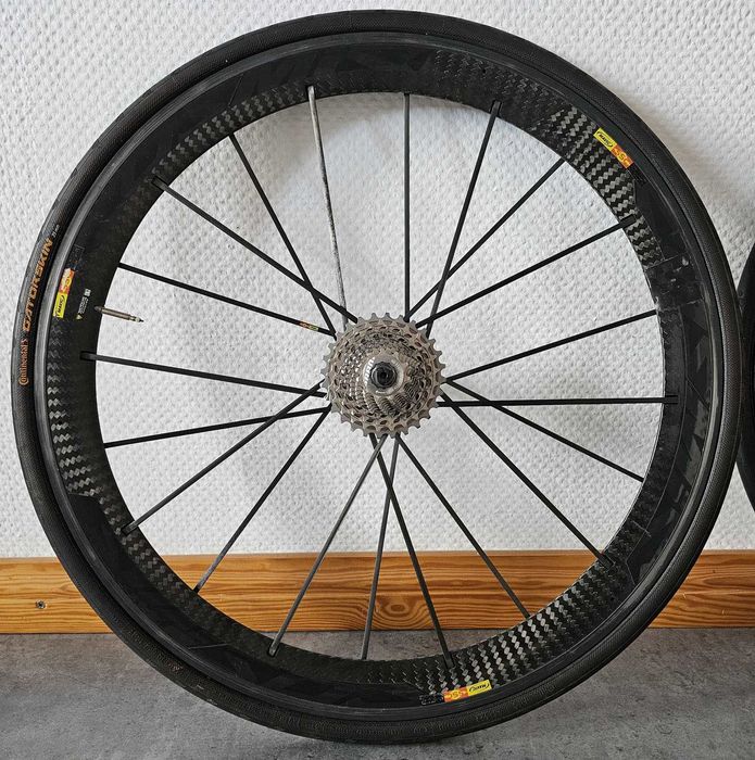 koła Mavic Cosmic SLR exalith, karbonowe szprychy
