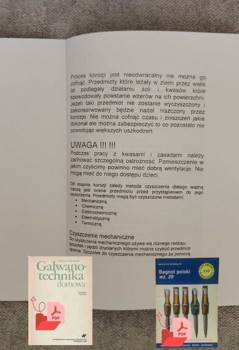 BAGNETY czyszczenie konserwacja Militaria + GALWANOTECHNIKA + Bagnet