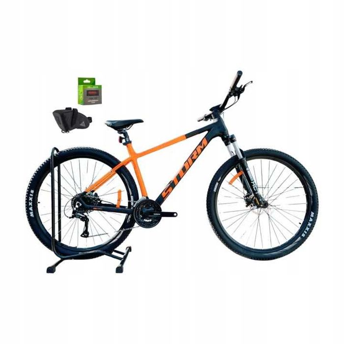 Rower STORM TRAIL MAN 2.0, 19"(czarno-pomarańczowy)