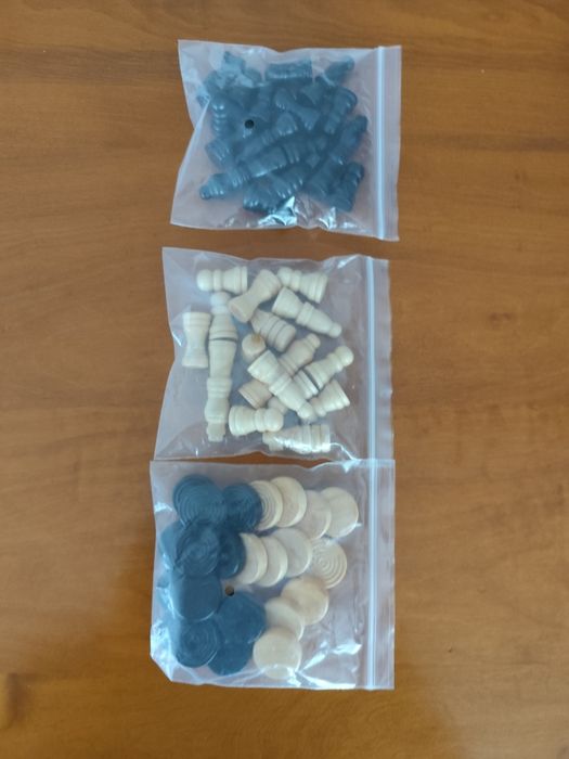 Jogo de Xadrez e Damas Pavilion