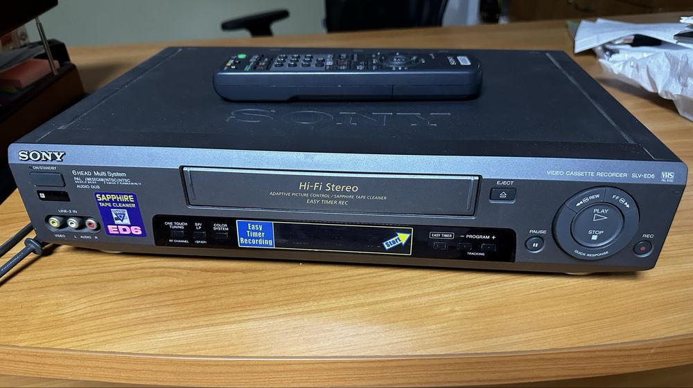 Видеомагнитофон SONY  SLV-ED6.  Идеален !