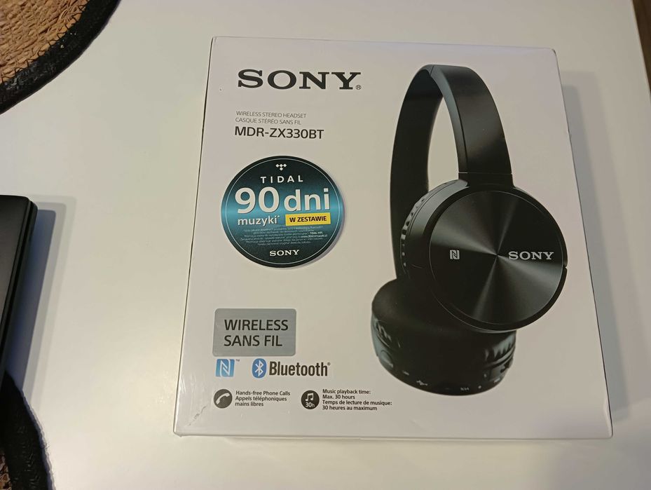 Słuchawki  bezprzewodowe nauszne Sony MDR-ZX330BT