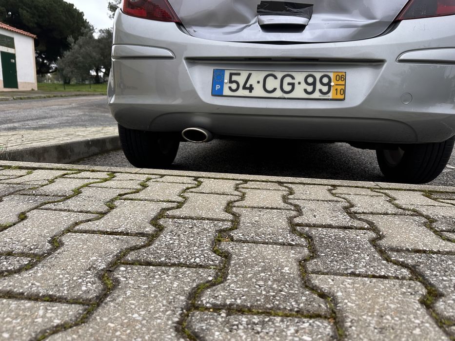 opel corsa d (S07) pára-choques traseiro