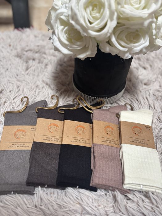 Skarpetki z wełny merynosa 35-38