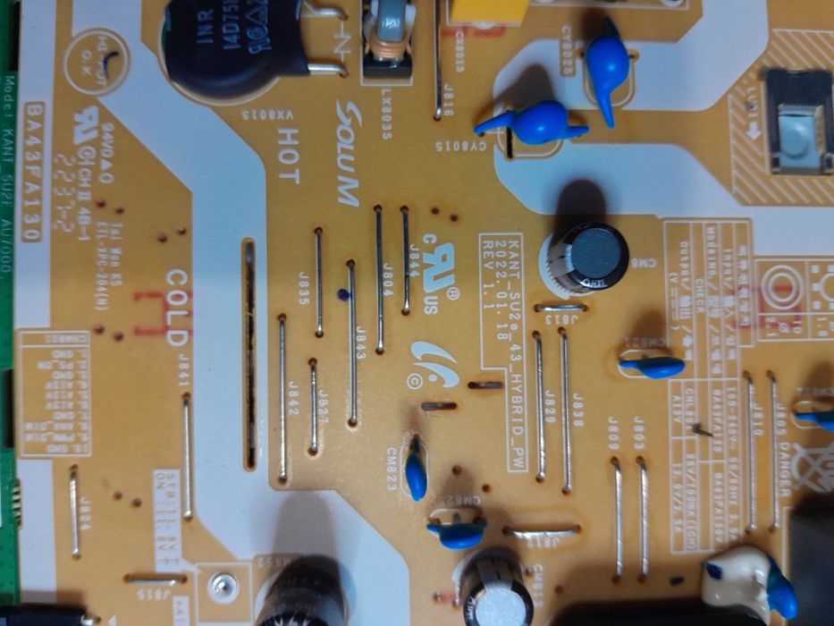 Fonte de alimentação de TV Samsung UE43AU7175U