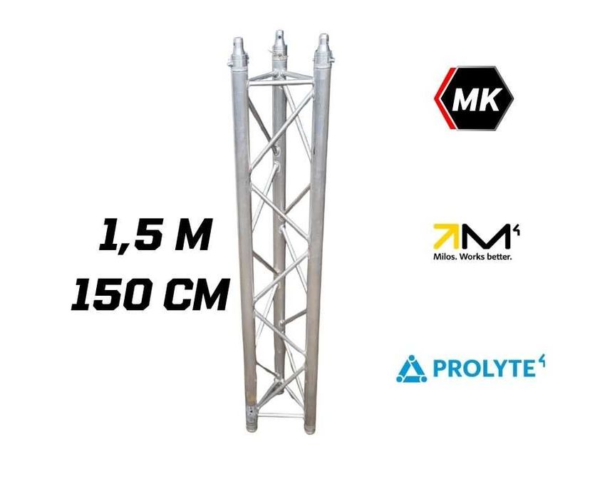 Kratownica  MILOS Pro-30 F prosta STF1500 - 1,5m trójkątna PROLYTE