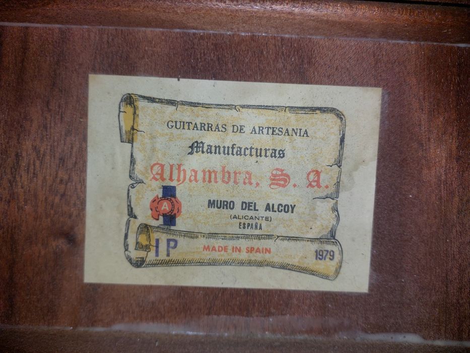 Guitarra Clássica Alhambra 1P (Vintage 1979) – Made in Spain
