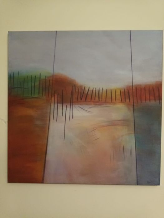 Quadros lindíssimos pintados á mão. Aguarelas e tintas. Lindíssimos.