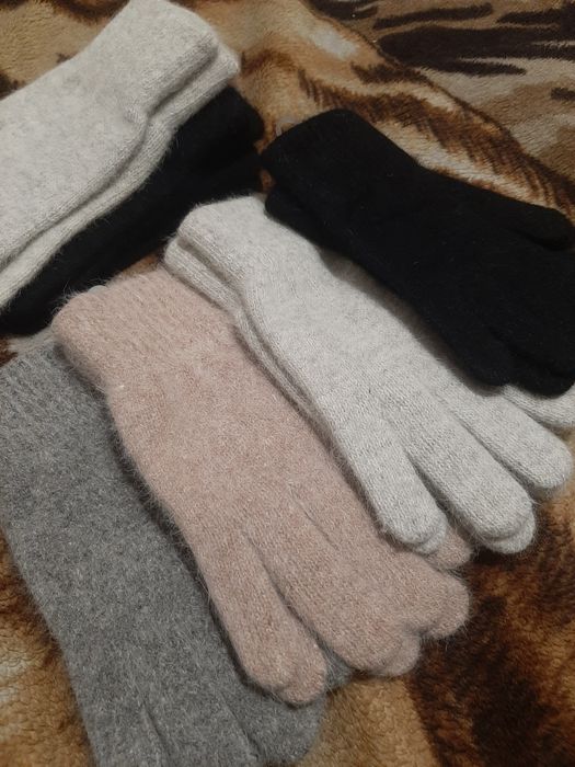 Перчатки ангорові одинарні