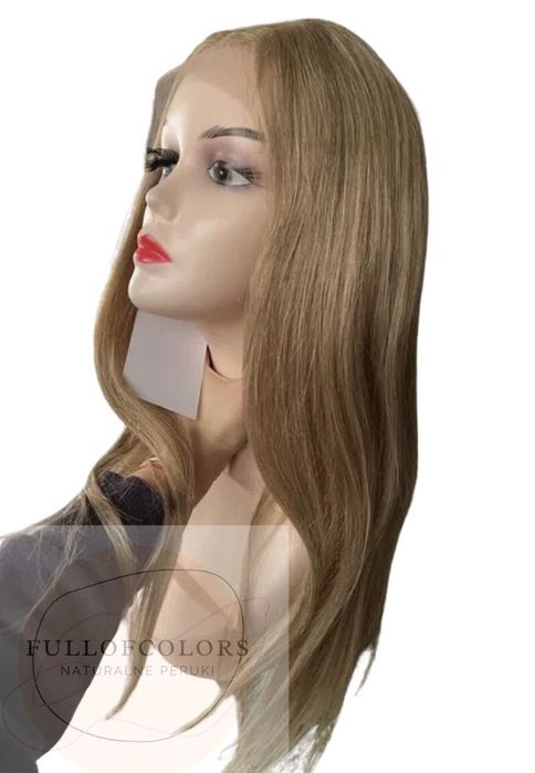 Bardzo dluga peruka blond wlosy naturalne prosta 100% ludzkie