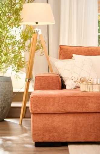 Sofá chaise longue com cama Azzuro, 4 lugares, como novo